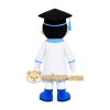 Graduate Boy Mascot Costume Graduate Boy Mascot Costume