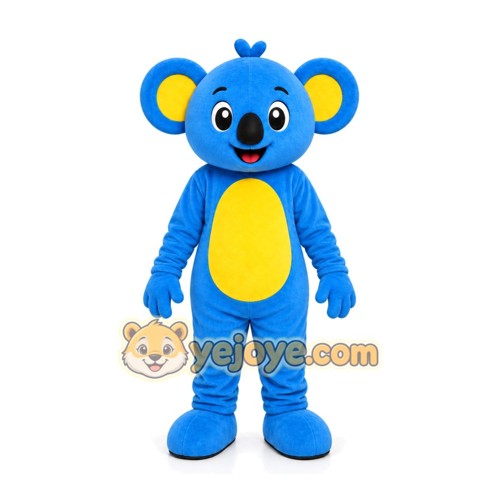 Blue Koala Mascot Costume Blue Koala Mascot Costume