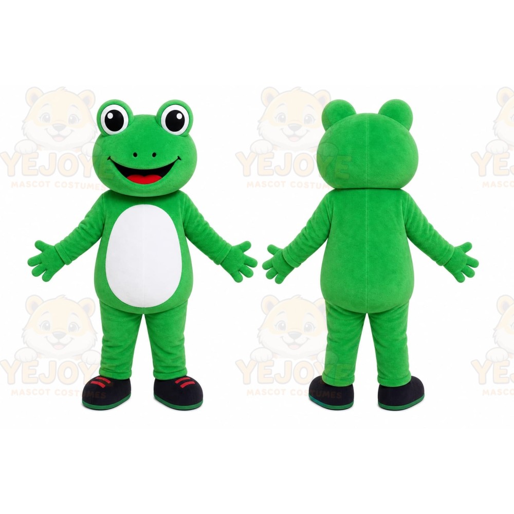 Green Frog Mascot Costume