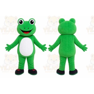 Green Frog Mascot Costume