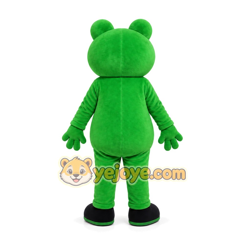 Green Frog Mascot Costume Green Frog Mascot Costume