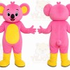 Pink Koala Mascot Costume