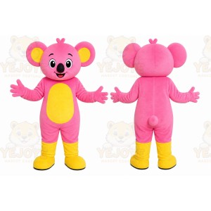 Pink Koala Mascot Costume