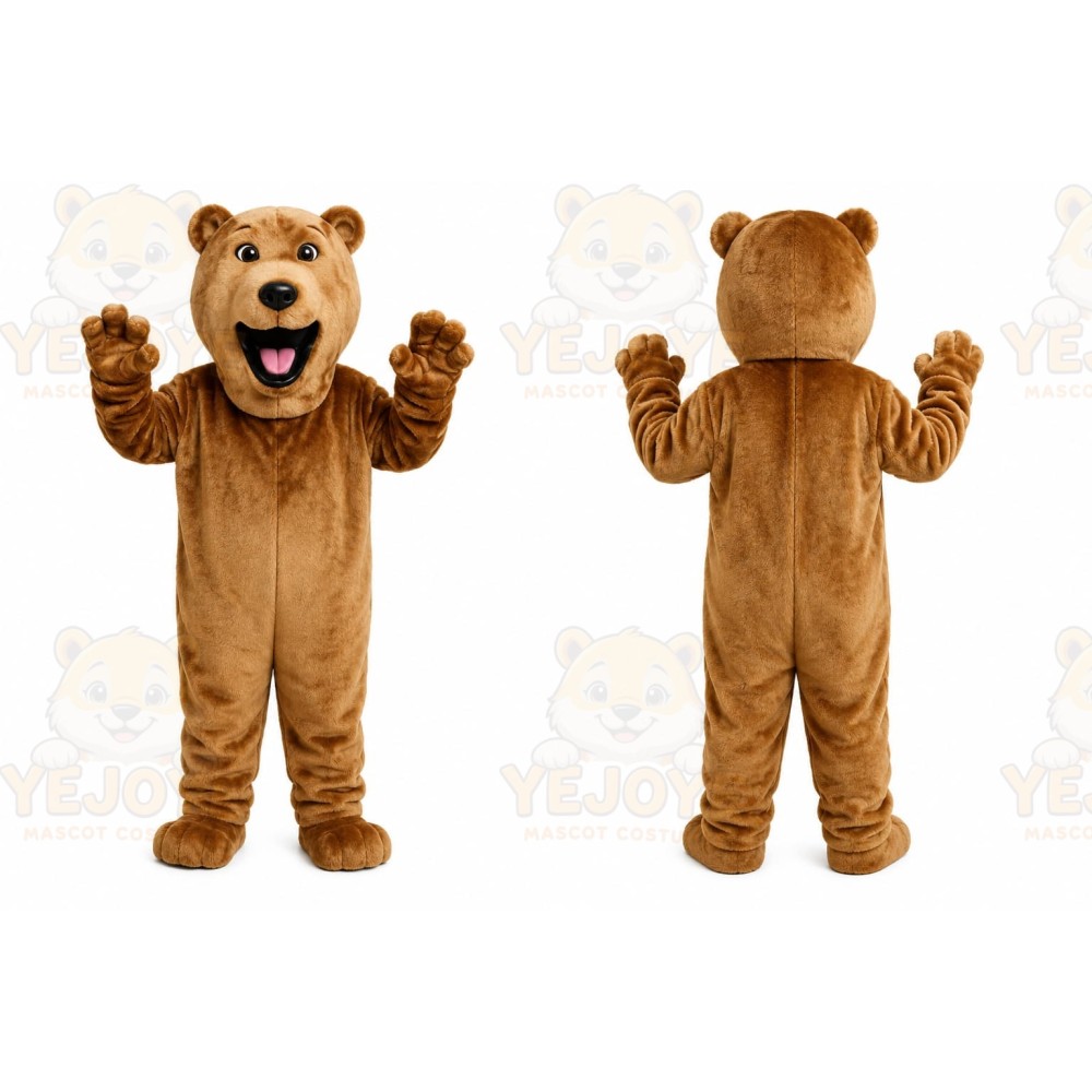 Brown Bear Mascot Costume