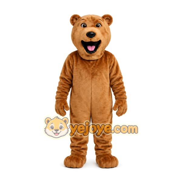 Brown Bear Mascot Costume