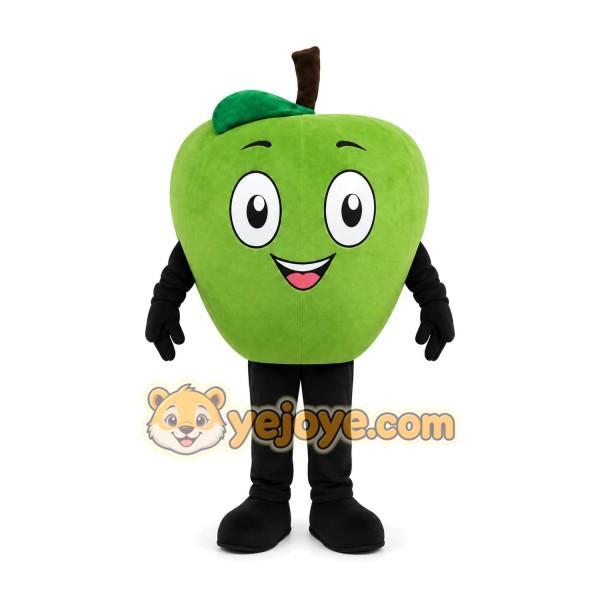 Green Apple Mascot Costume