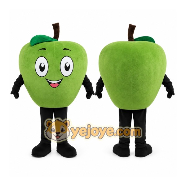Green Apple Mascot Costume