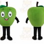 Green Apple Mascot Costume