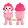 Pink Girl Mascot Costume