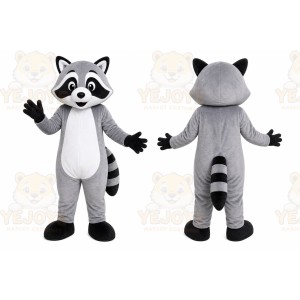 Gray Raccoon Mascot Costume