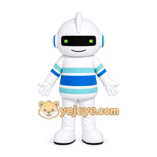 White Robot Mascot Costume