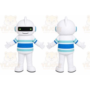 White Robot Mascot Costume
