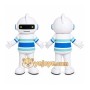White Robot Mascot Costume