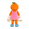 Orange Girl Mascot Costume