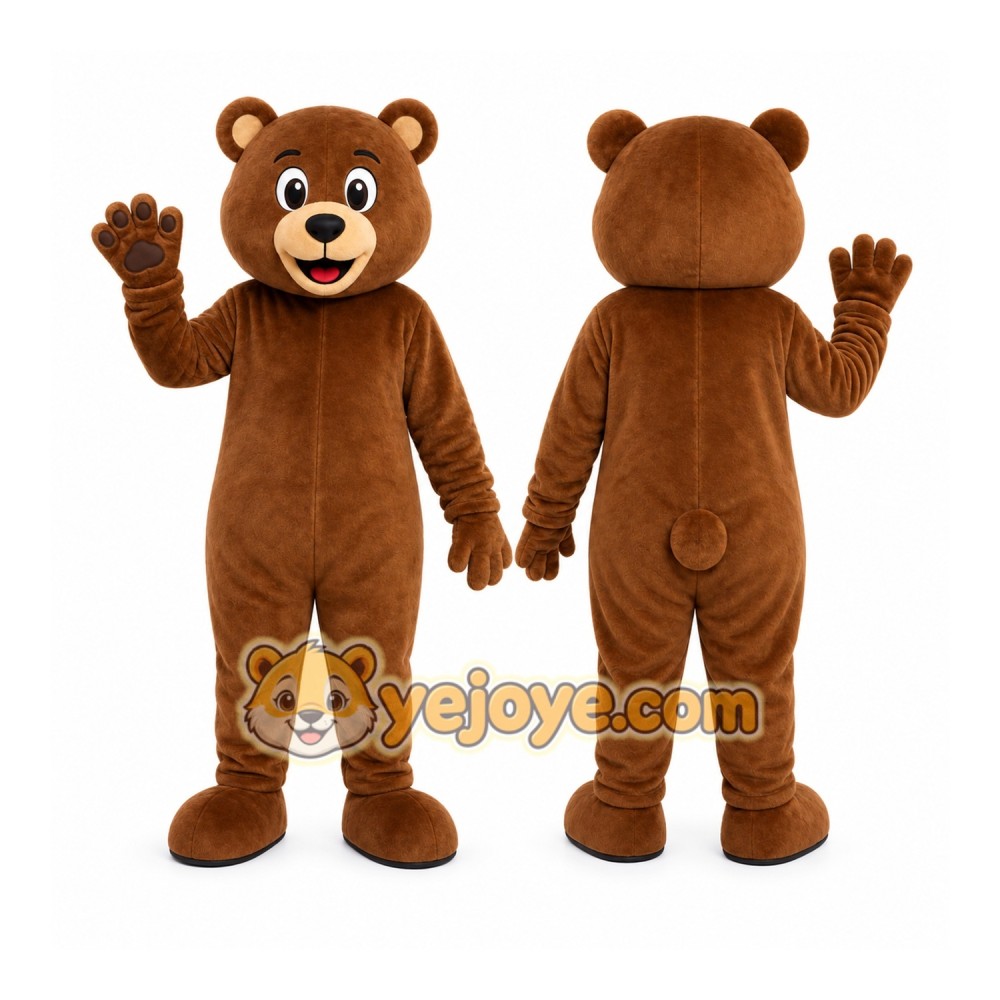 Brown Bear Mascot Costume Brown Bear Mascot Costume