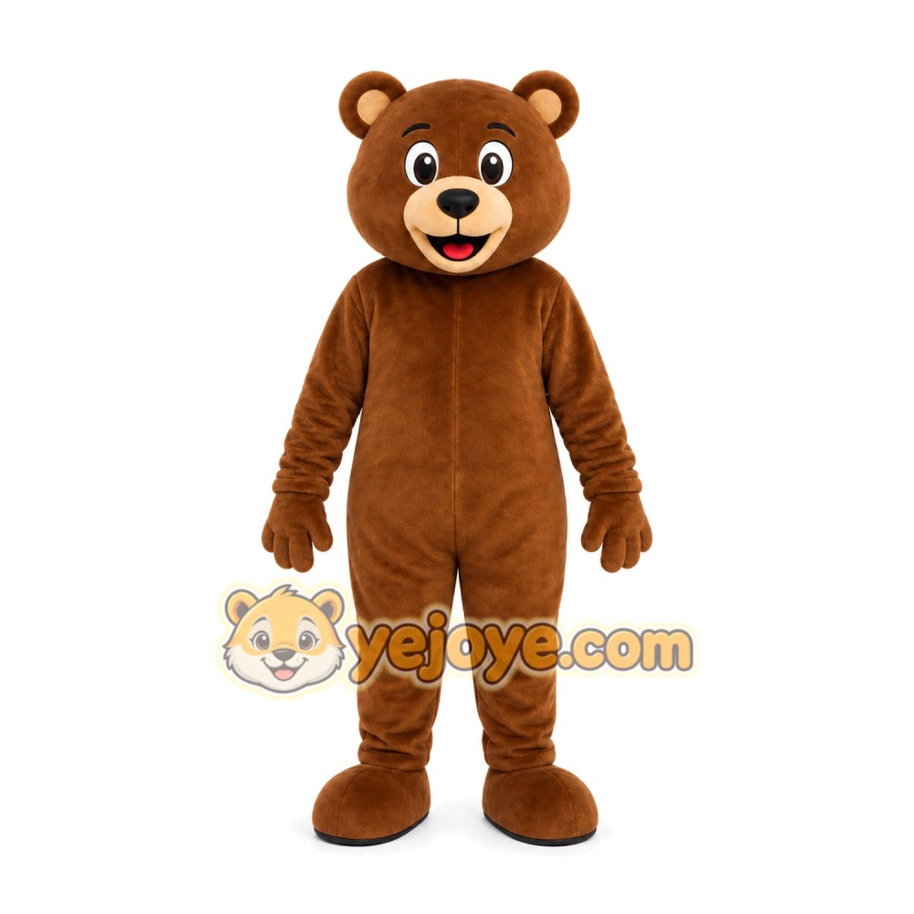 Brown Bear Mascot Costume Brown Bear Mascot Costume