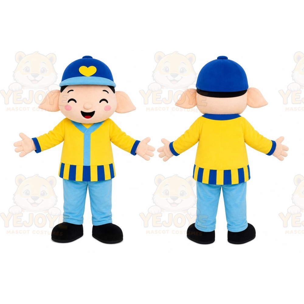 Construction Boy Mascot Costume