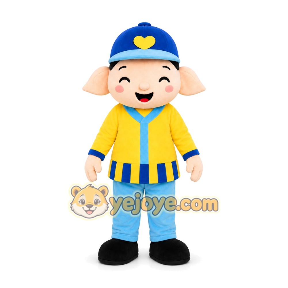 Construction Boy Mascot Costume