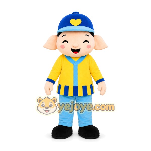 Construction Boy Mascot Costume