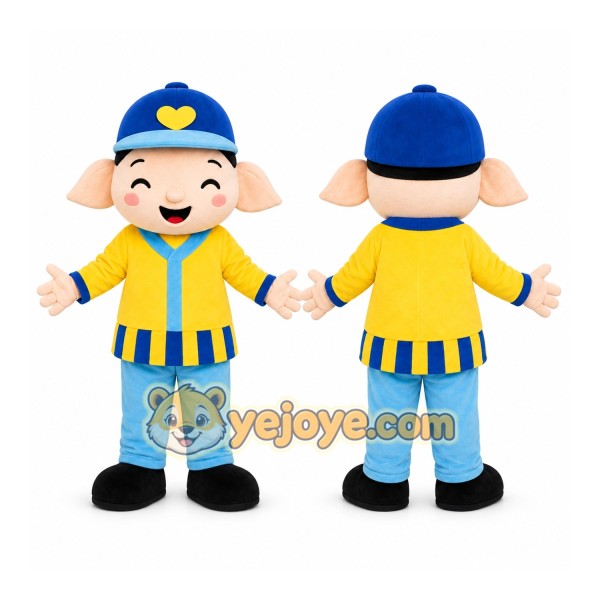 Construction Boy Mascot Costume
