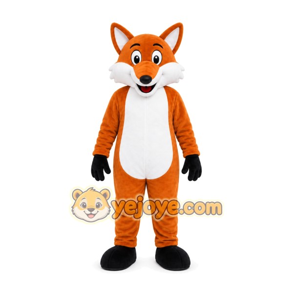 Orange Fox Mascot Costume