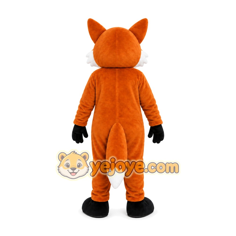 Orange Fox Mascot Costume Orange Fox Mascot Costume