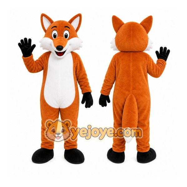Orange Fox Mascot Costume