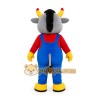 Cow Overalls Mascot Costume Cow Overalls Mascot Costume
