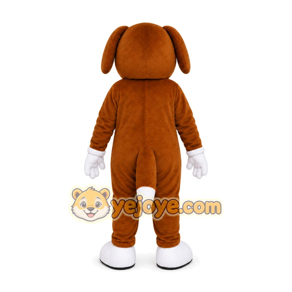 Brown Puppy Mascot Costume Brown Puppy Mascot Costume