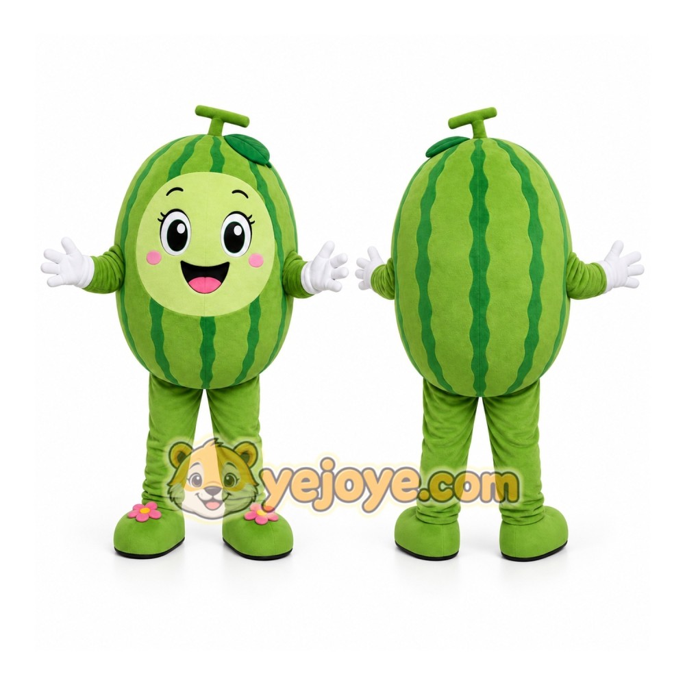 Watermelon Girl Mascot Costume Watermelon Girl Mascot Costume