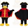 Black Bird Cape Mascot Costume