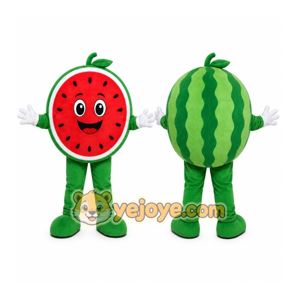 Watermelon Slice Mascot Costume