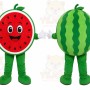 Watermelon Slice Mascot Costume