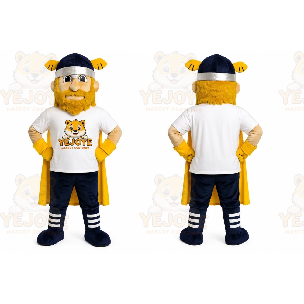 Yellow Sports Mascot Mascot Costume