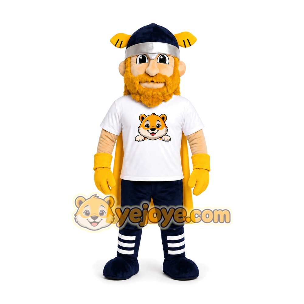 Yellow Sports Mascot Mascot Costume