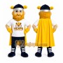 Yellow Sports Mascot Mascot Costume