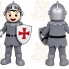 Silver Knight Mascot Costume