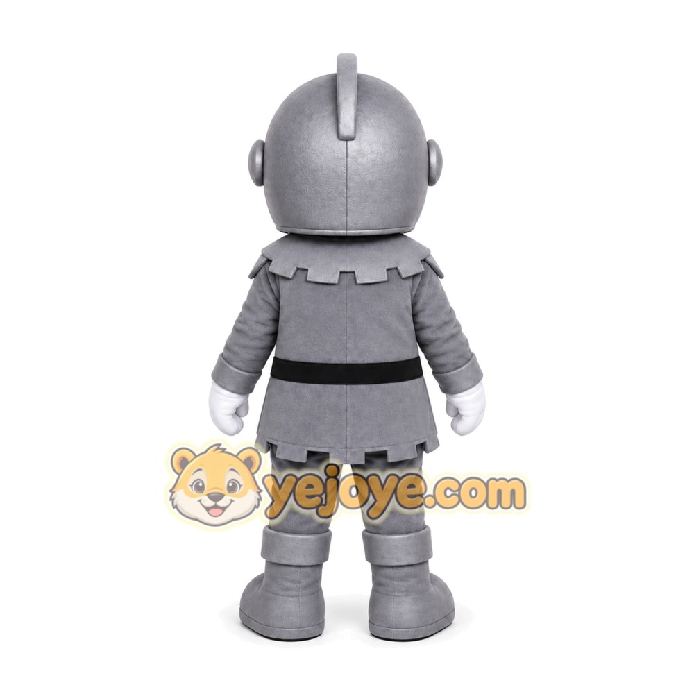 Silver Knight Mascot Costume Silver Knight Mascot Costume