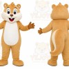 Tan Lion Mascot Costume