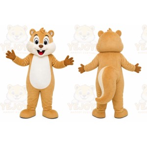 Tan Lion Mascot Costume