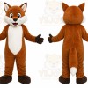 Brown Fox Mascot Costume