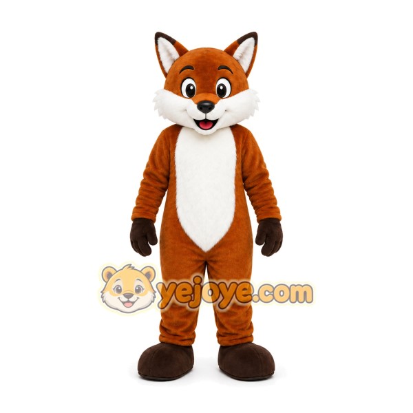 Brown Fox Mascot Costume