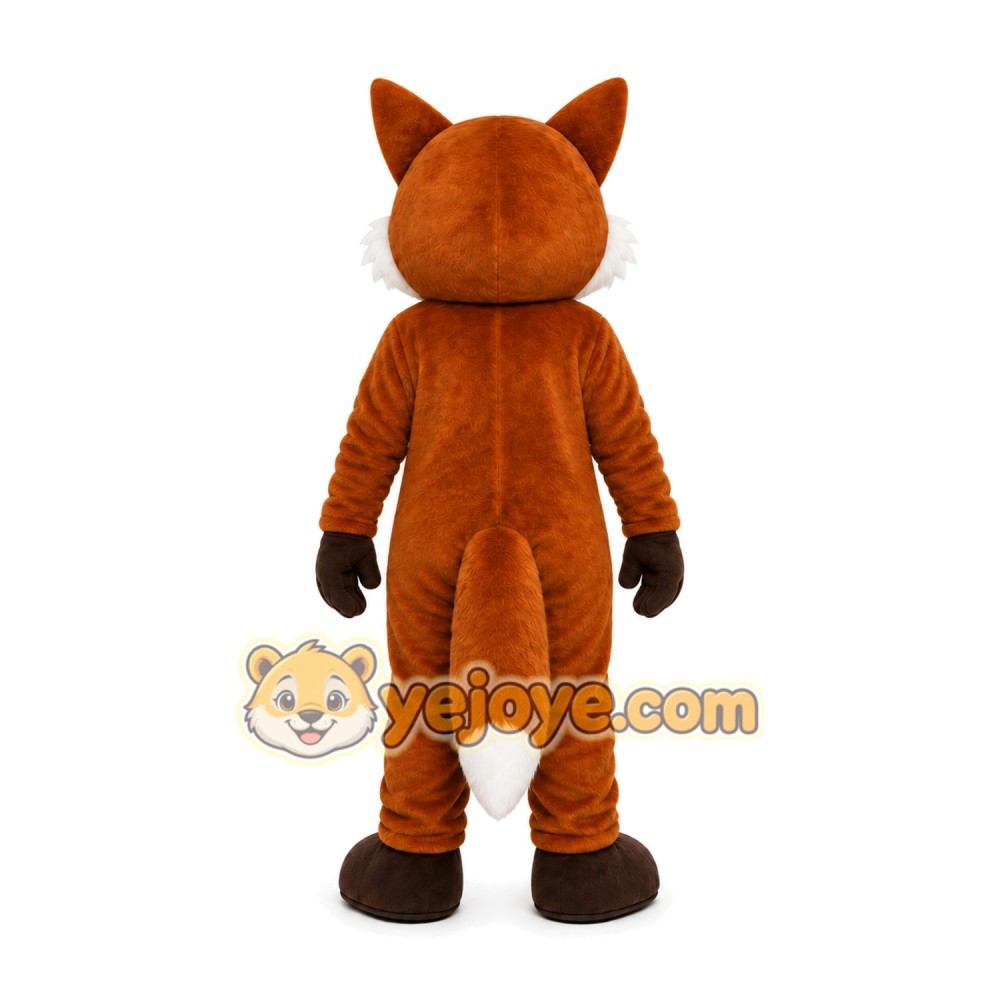 Brown Fox Mascot Costume