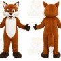 Brown Fox Mascot Costume