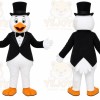 Top Hat Penguin Mascot Costume