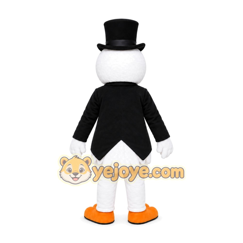 Top Hat Penguin Mascot Costume Top Hat Penguin Mascot Costume