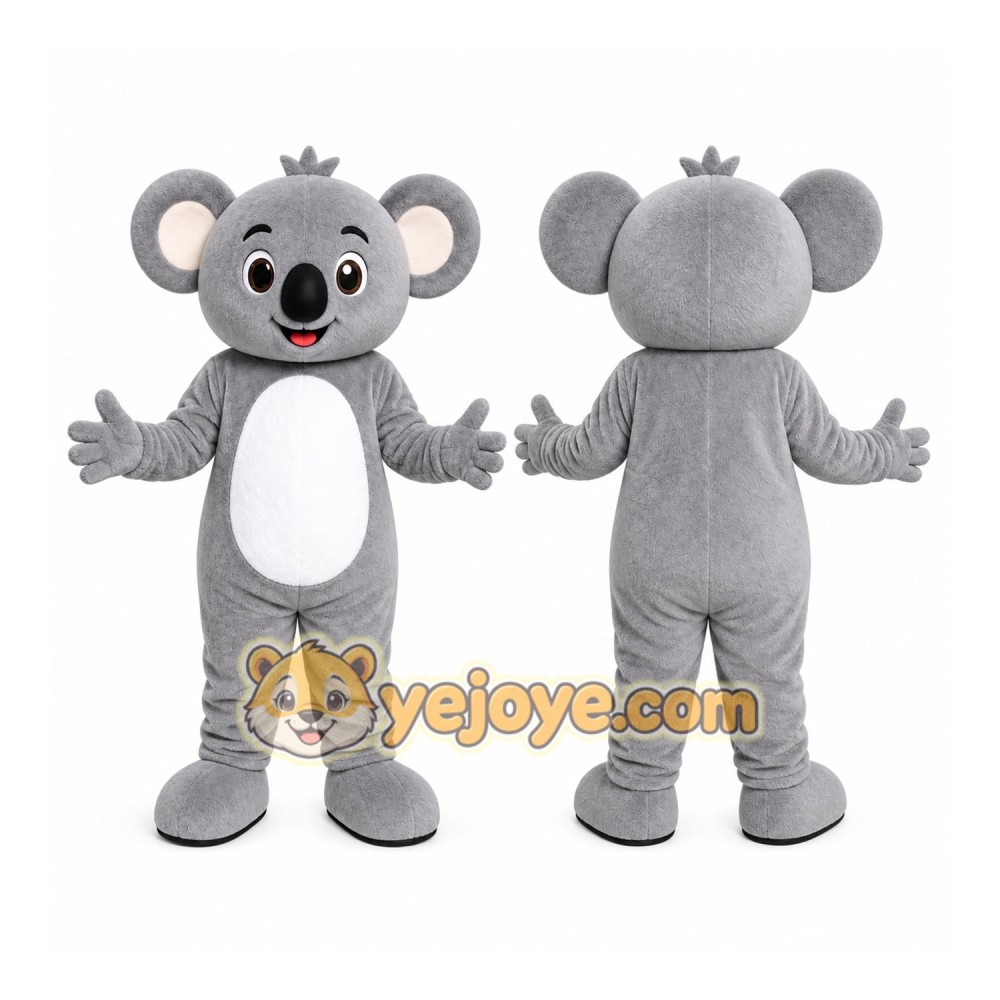 Gray Koala Mascot Costume Gray Koala Mascot Costume