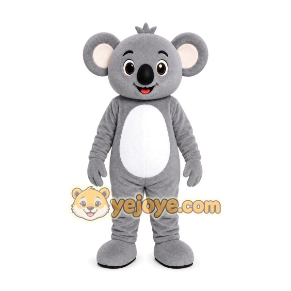 Gray Koala Mascot Costume