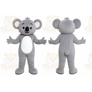 Gray Koala Mascot Costume