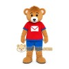 Bear Red Shirt Mascot Costume Bear Red Shirt Mascot Costume